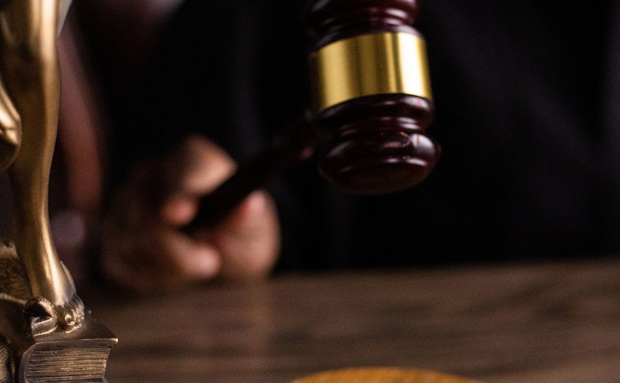 An image of a courtroom.