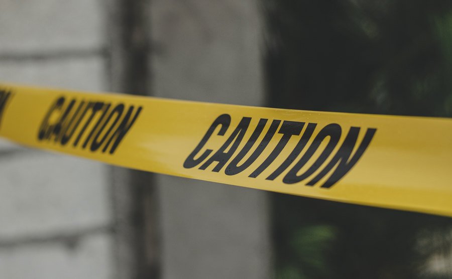 An image of a police tape.