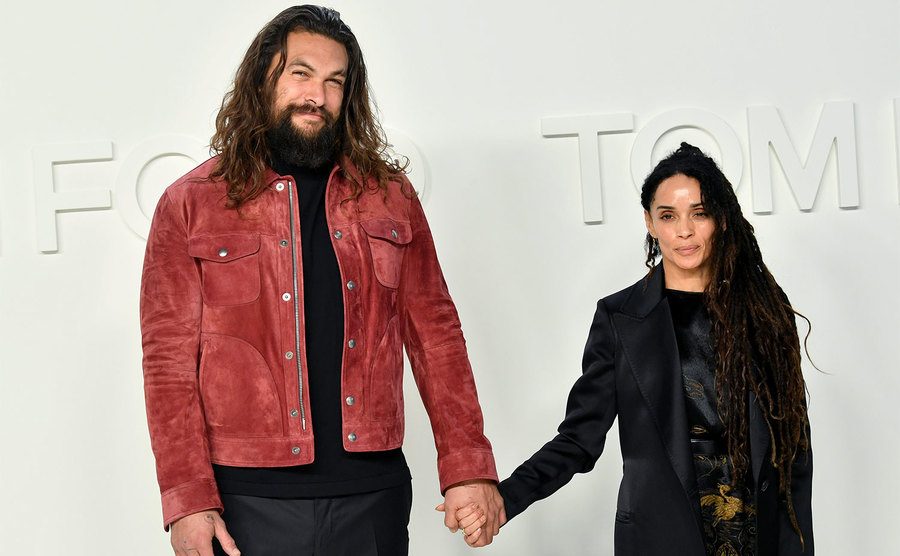 Jason Momoa and Lisa Bonet attend the Tom Ford AW20 Show