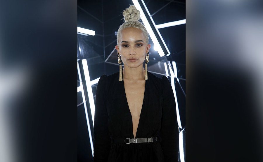 Zoe Kravitz attends Yves Saint Laurent Beauty Party. 