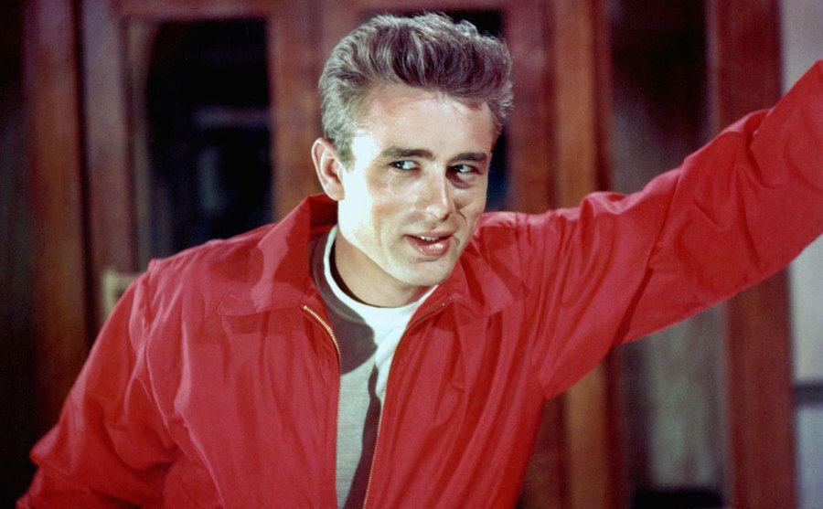 James Dean as Jim Stark. 