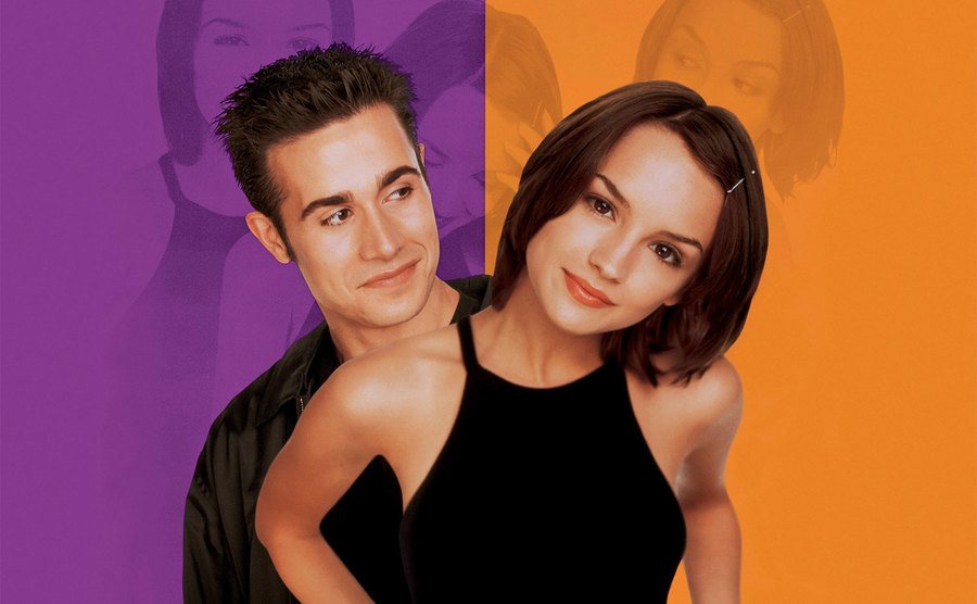A poster of Freddie Prinze Jr and Rachael Leigh Cook. 
