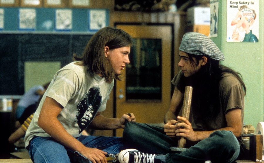 Wiley Wiggins and Rory Cochrane in a still from the movie. 