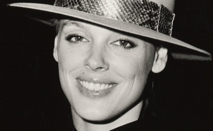 A dated portrait of Brigitte Nielsen.