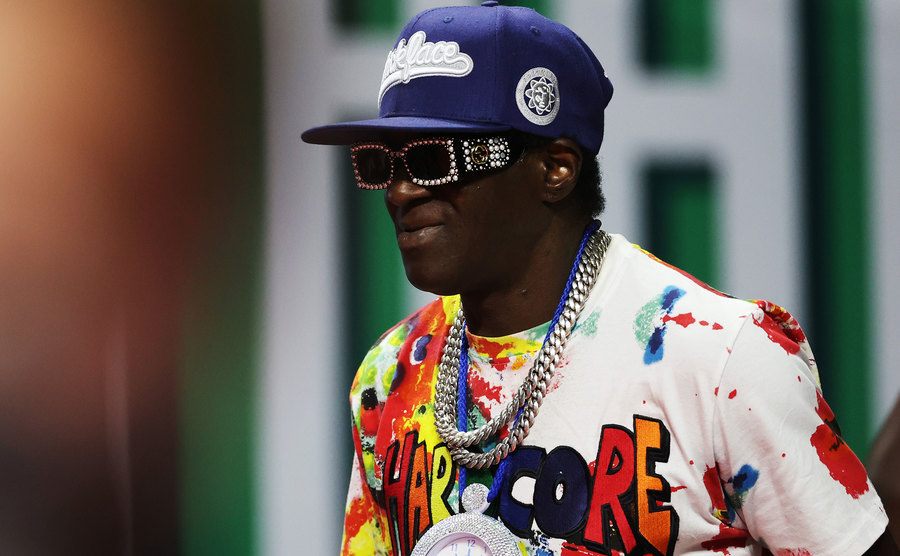 A photo of Flavor Flav.