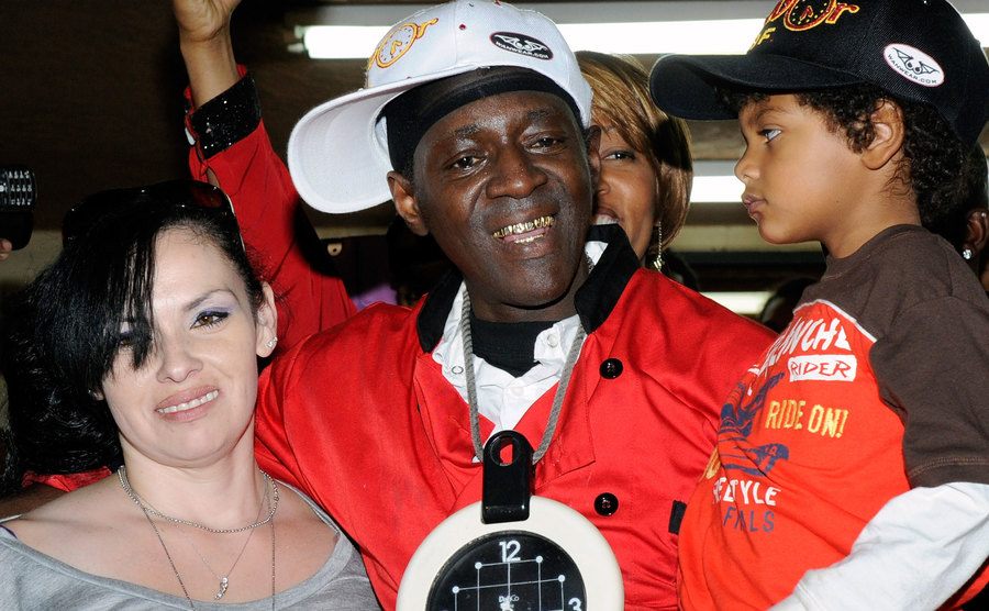 A picture of Trujillo, Flav and Karma.