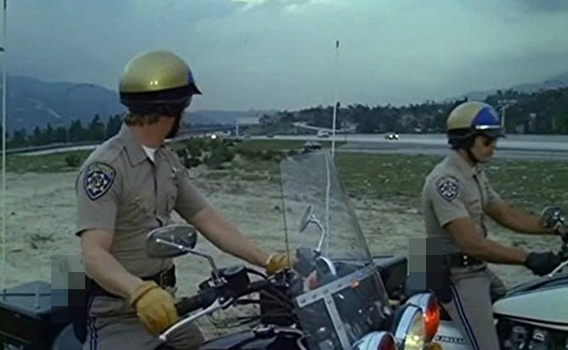 A still from a scene in the streets of LA.