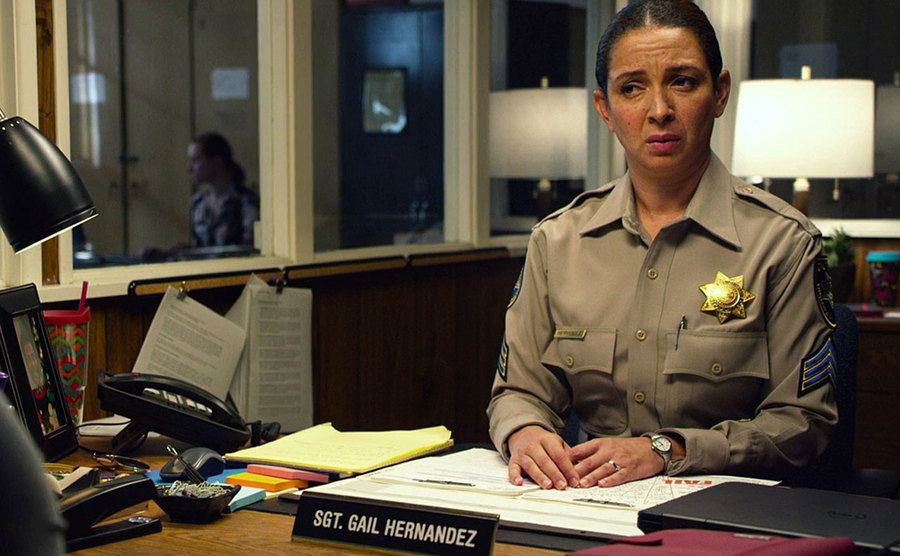 Maya Rudolph is in a scene from the reboot.