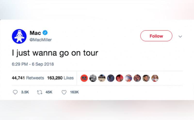 Mac Miller’s final tweet.