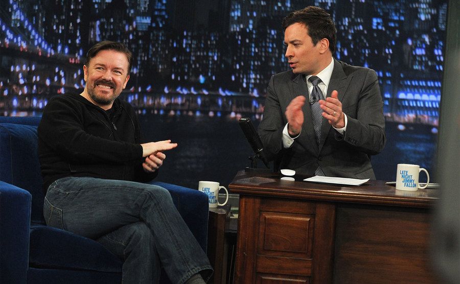 Ricky Gervais visits