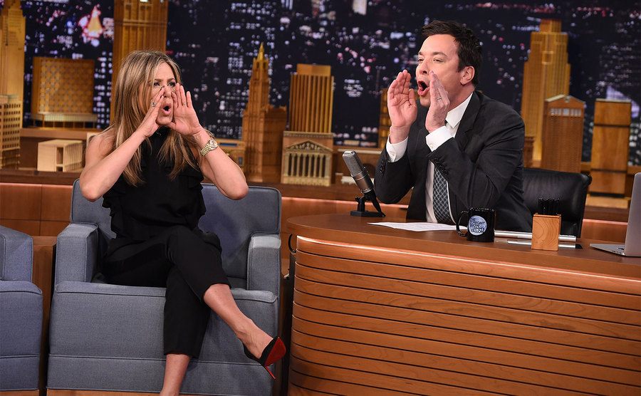 Jennifer Aniston Visits