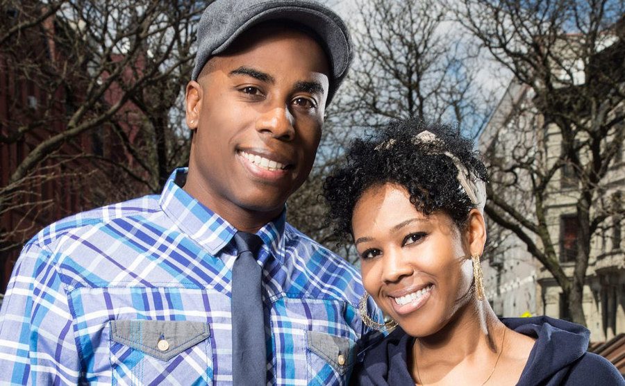 A photo of Monet Bell and Vaughn Copeland.