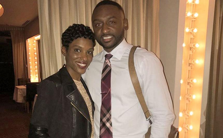 A photo of Nate Duhon and Sheila Downs.