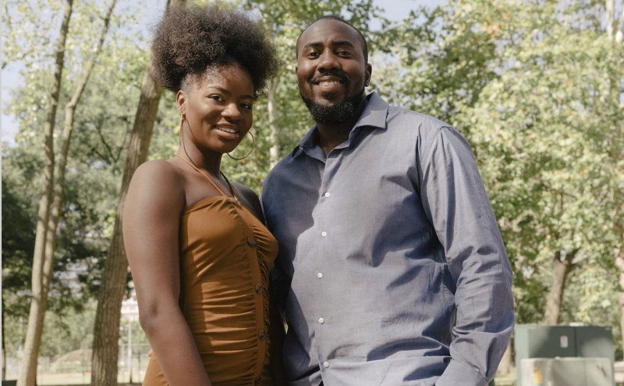 A photo of Meka Jones and Michael Watson