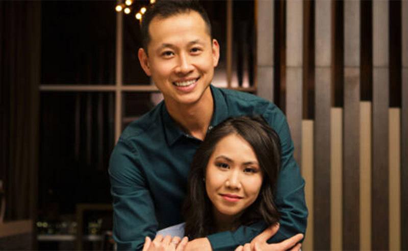 Bao and Johnny embrace each other