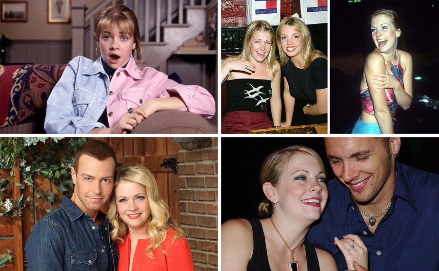 Melissa Joan Hart / Melissa Joan Hart and Britney Spears / Melissa Joan Hart / Joey Lawrence and Melissa Joan Hart / Melissa Joan Hart and Mark Wilkerson