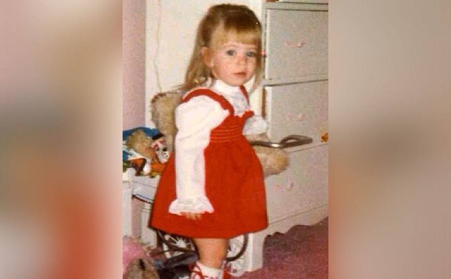 A photo of Melissa Joan Hart as a toddler