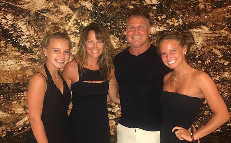 A photo of the Morphews on a night out.