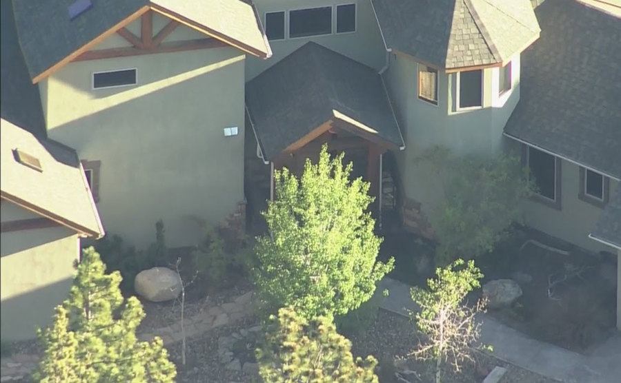 An exterior shot of the Morphews home.