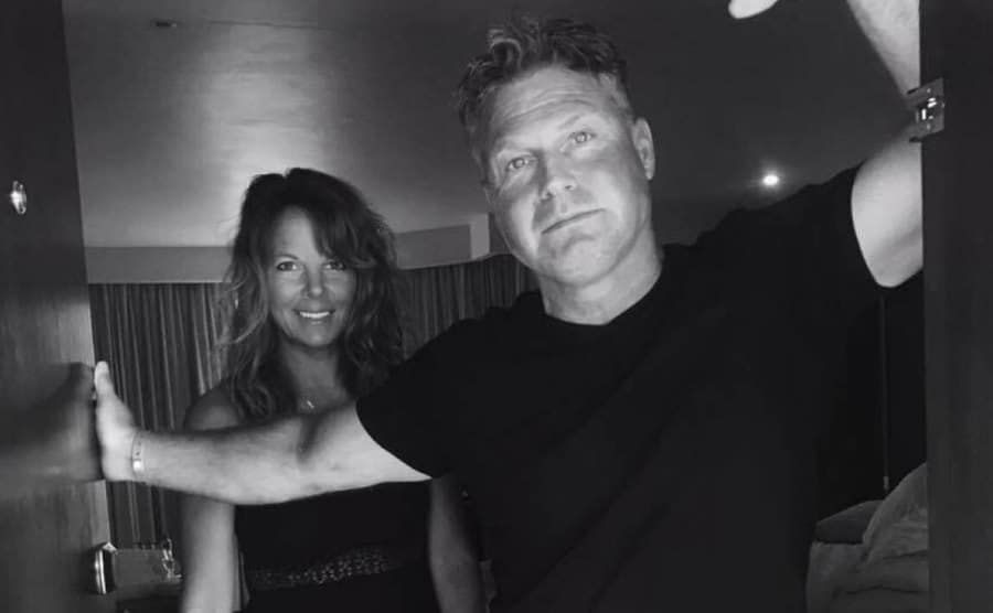 A photo of Suzanne and Barry.