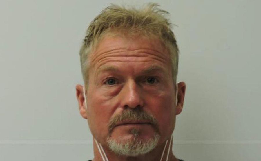 A photo of Barry at the police station.