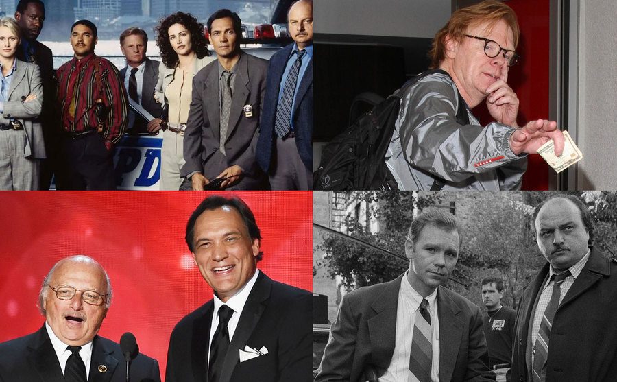 NYPD Blue Cast / David Caruso / Dennis Franz, Jimmy Smits / David Caruso, Dennis Franz.