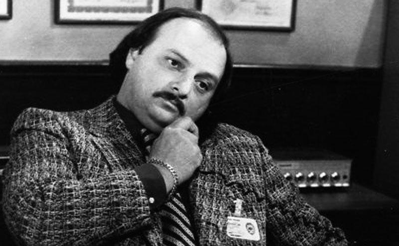 A still of Dennis Franz on Hill Street Blues.