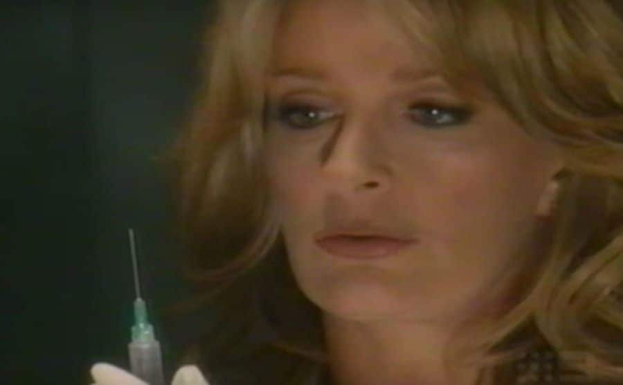 A still of Deidre Hall as Marlena.