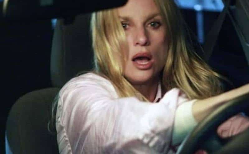 A still of Edie’s car crash.