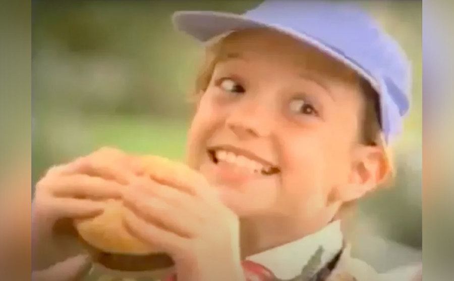 Britney Spears is going to take a bite out of a burger.