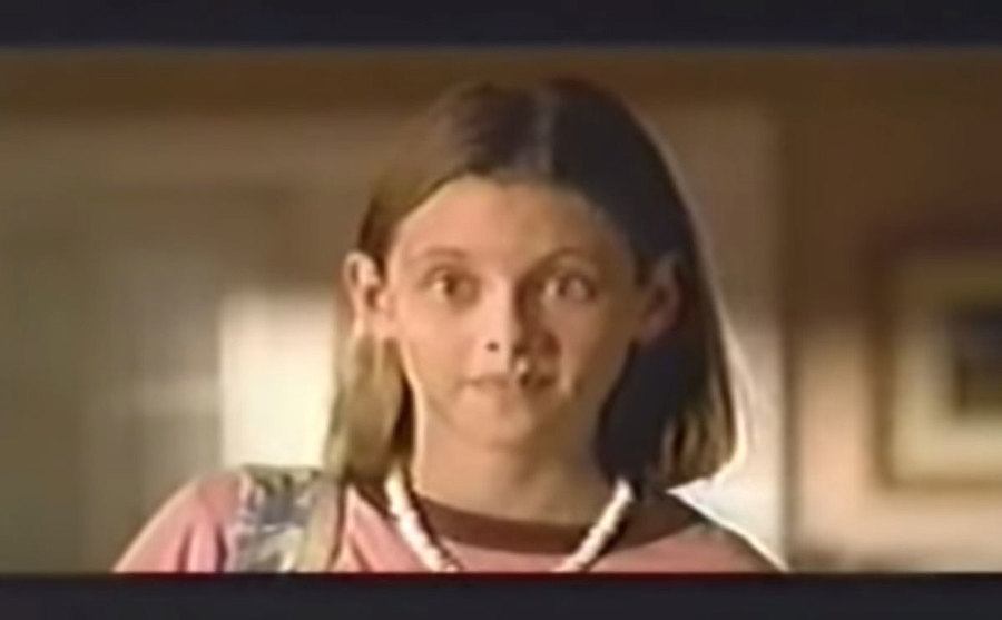 A young Kristen Stewart appears in a commercial.