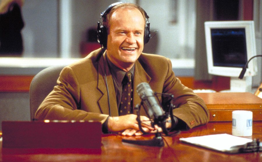 Kelsey Grammer, as Frasier Crane.
