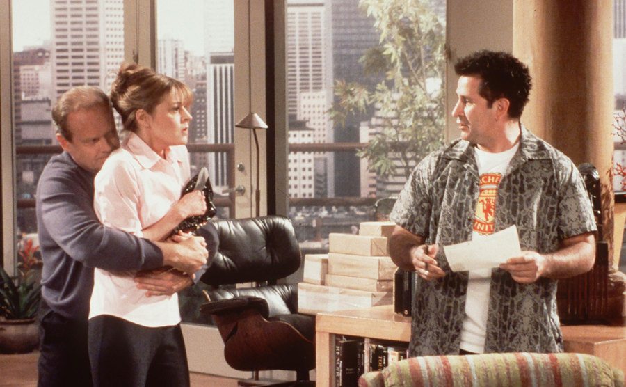 Kelsey Grammer, Jane Leeves, and Anthony Lapaglia from the show