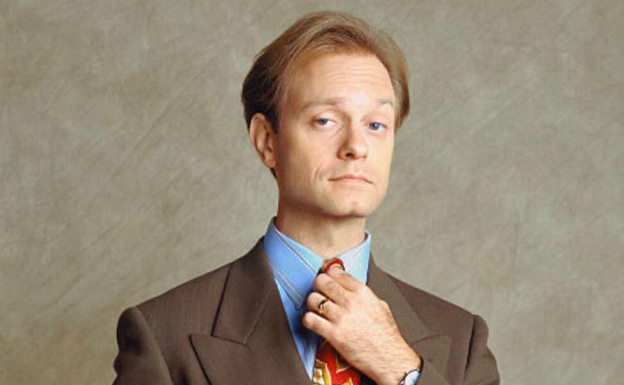 A portrait of David Hyde Pierce as Niles Crane.