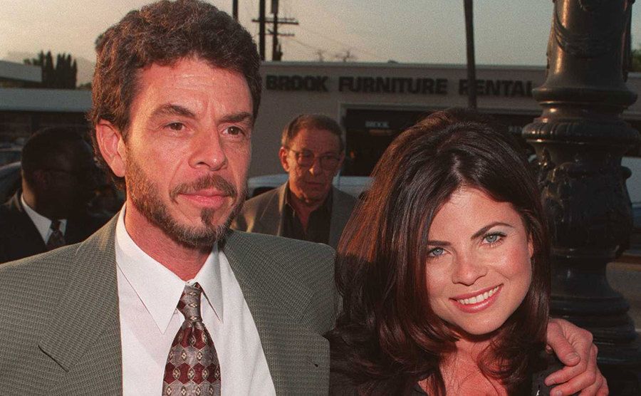 A photo of Yasmine Bleeth with her father.