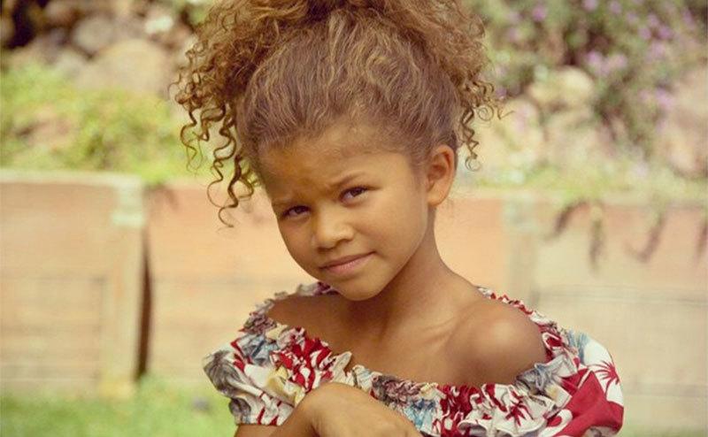 A photo of Zendaya from her childhood.