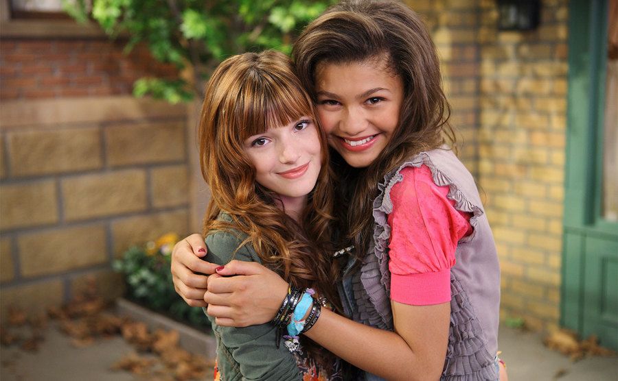 Zendaya and Bella Thorne, as Cece and Rocky.