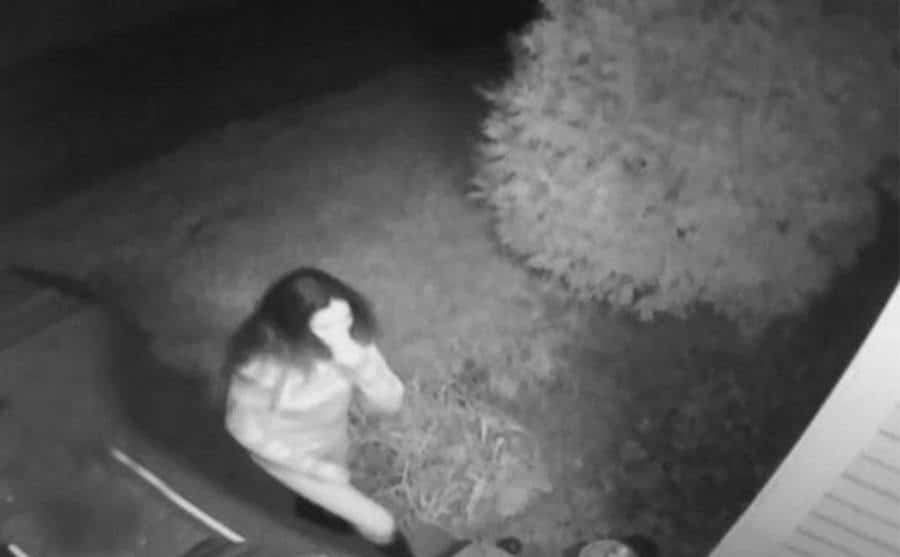 A surveillance tape records Abby’s kidnapping.