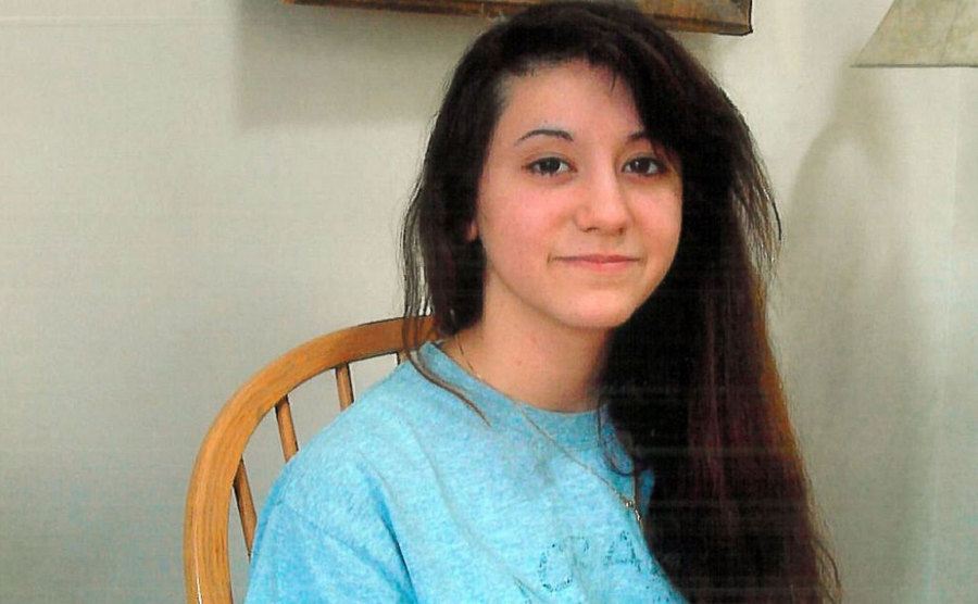 A portrait of Abby Hernandez at home.