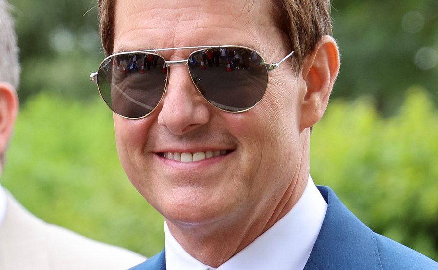 A portrait of Tom Cruise.