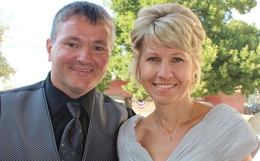Todd and Barbara pose for a picture.