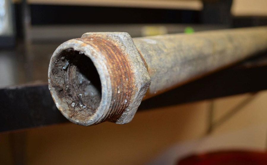 A photo of the pipe.