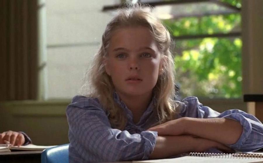 Erika Eleniak as the pretty girl in E.T.