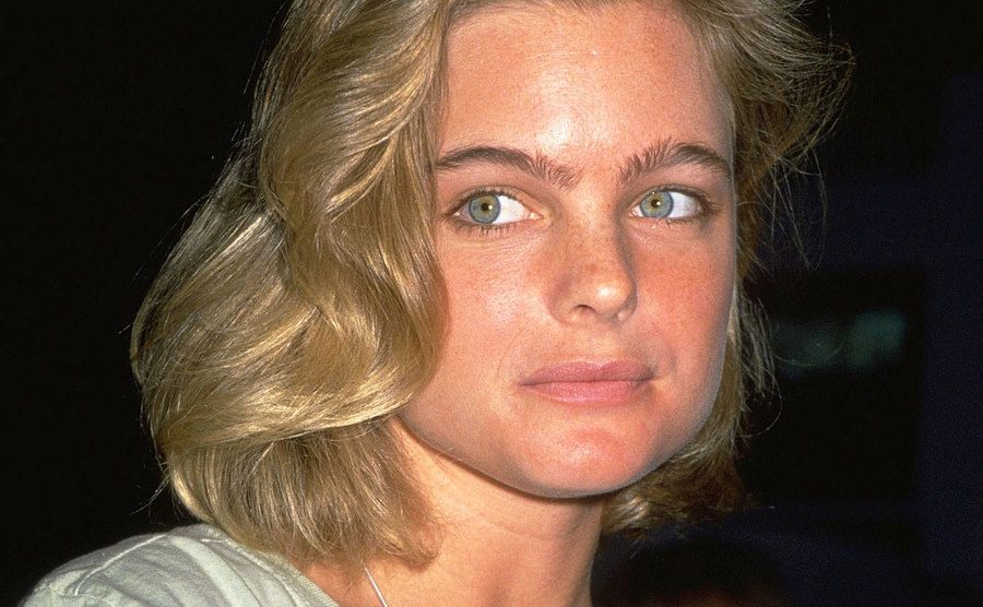 A portrait of Erika Eleniak.
