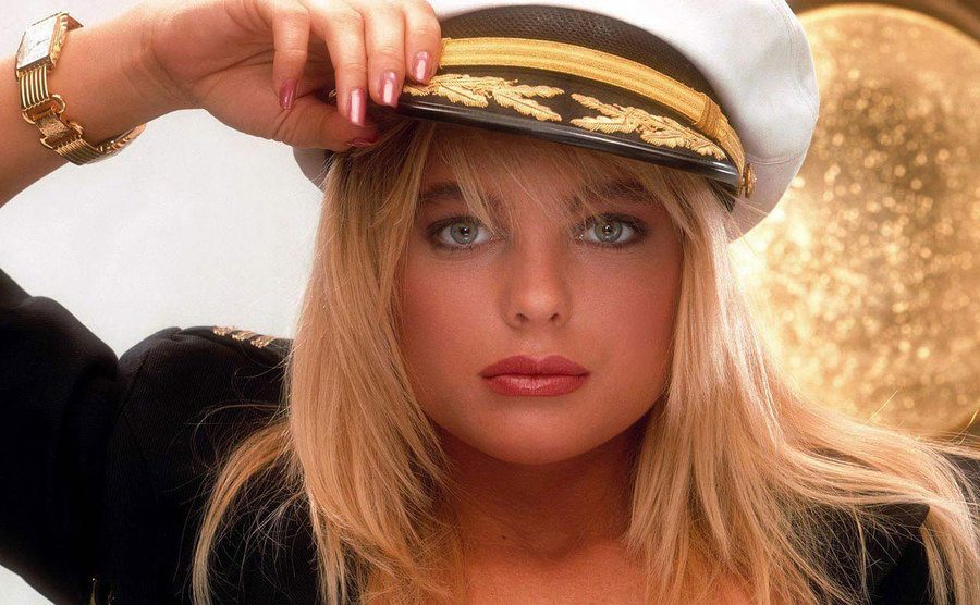 Erika poses for Playboy.
