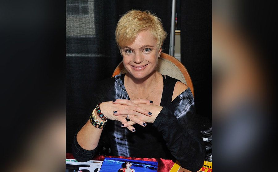 Erika Eleniak attends Kirk Von Hammett's Fear FestEvil.