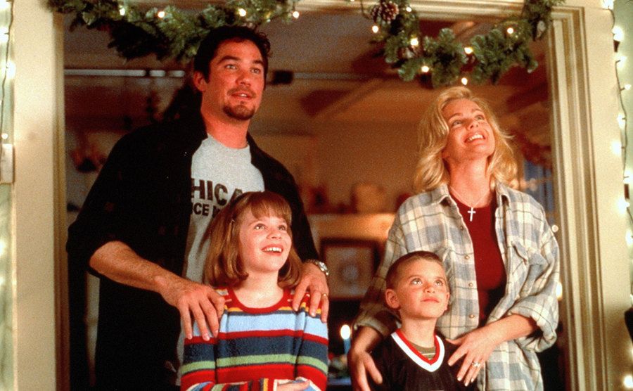 Erika in a scene from Christmas Rush.
