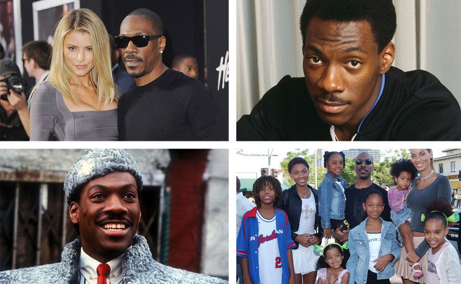 Eddie Murphy and Paige Butcher / Eddie Murphy / Eddie Murphy / Eddie Murphy and his kids. 