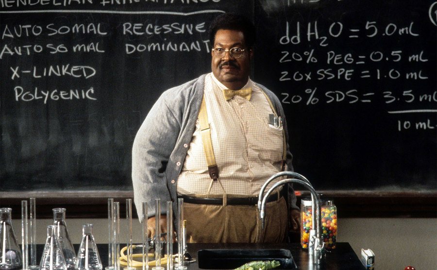 Murphy in a still from The Nutty Professor. 