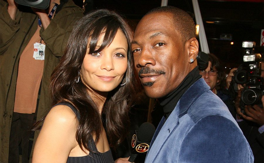 Thandie Newton and Eddie Murphy during 